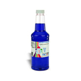 Botella SNOWIE Bubble Gum Blue vista frontal con color azul brillante y etiqueta clara