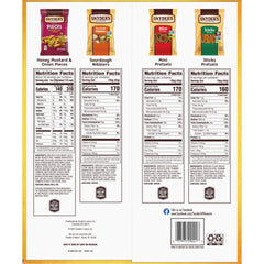 Snyder's of Hanover bolsa abierta con pretzel sticks listos para comer fácilmente