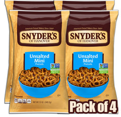 Snyder's of Hanover frente del empaque mostrando valor pack y conveniencia