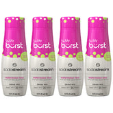 sodastream bubly burst pack frontal mostrando las cuatro botellas y el envase