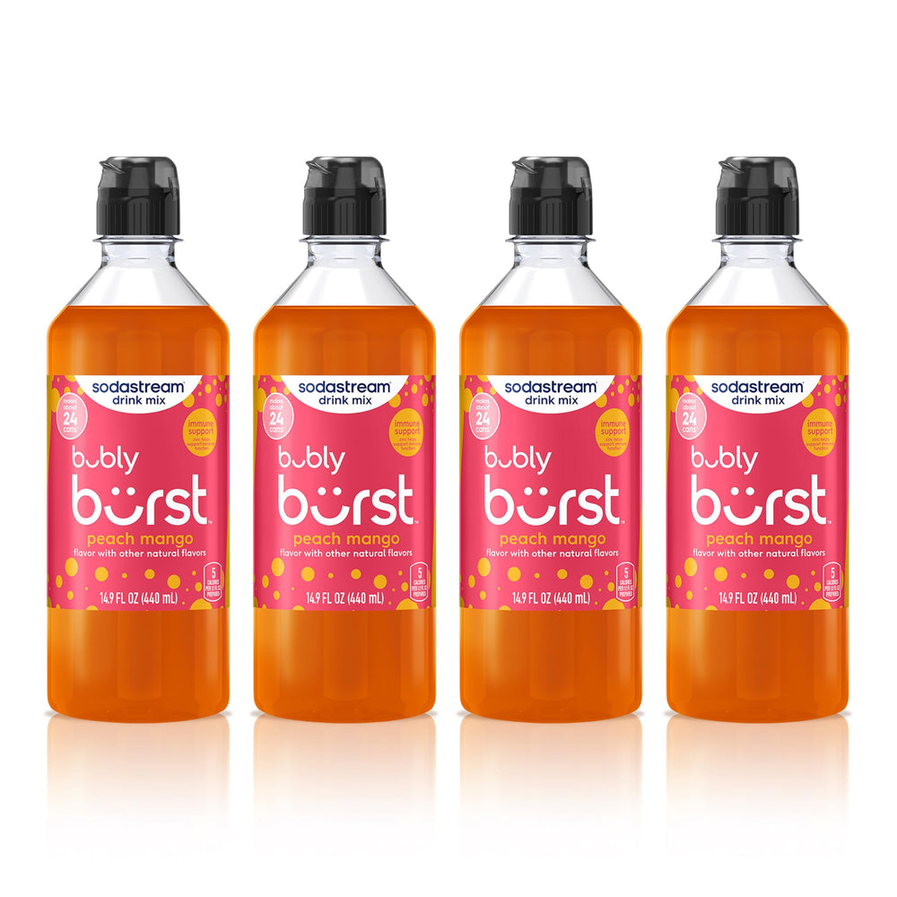 sodastream botella frontal muestra diseño y beneficio vertido fácil
