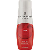 SodaStream botella de Cola frente mostrando envase y etiqueta, fácil identificación