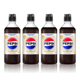 sodastream envase frontal de Diet Pepsi sin cafeína, práctico y fácil de usar