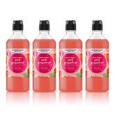 Sodastream pack frontal cuatro botellas muestra ahorro inmediato