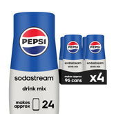 SodaStream botella frontal pack visible, ahorro y conveniencia