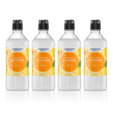 sodastream pack frontal mostrando cuatro botellas y ahorro ambiental