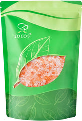 Soeos empaque frontal de sal rosa 5 lb que presenta calidad y ahorro