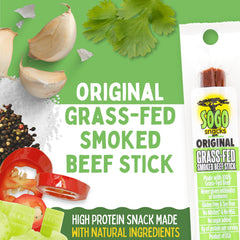 Sogo Snacks palito sin envoltura mostrando textura y fácil consumo