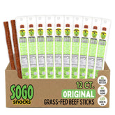 Sogo Snacks paquete frontal mostrando 12 palitos, conveniencia y confianza