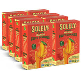 SOLELY paquete frontal con cajas apiladas y vista clara del contenido