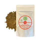 SONO hojicha frente del empaque mostrando origen y certificación orgánica