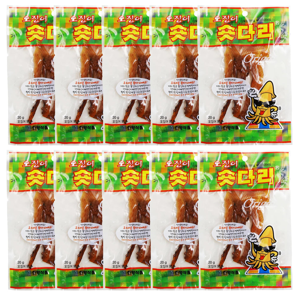 Sookwang empaque frontal del snack con atractivo visual y conveniencia