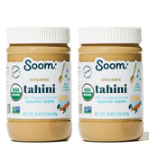 Soom frasco frente mostrando etiqueta orgánica y beneficio de sabor auténtico