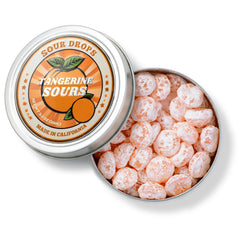 Sour Drops lata sandía abierta con caramelos visibles y color vivo