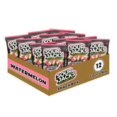 Sour Jacks bolsa frontal sandía mostrando diseño y conveniencia