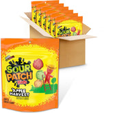SOUR PATCH KIDS paquete frontal Apple Harvest mostrando bolsas resellables y colores llamativos