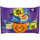 Sour Patch Kids vista frontal del pack surtido que facilita repartir golosinas