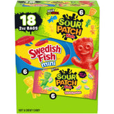 Sour Patch Kids frente del pack mostrando variedad y conveniencia