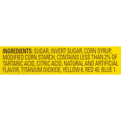 SOUR PATCH KIDS variedad de sabores tropicales visibles en piezas