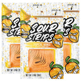 SOUR STRIPS bolsa frontal mango muestra práctico empaque resellable