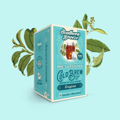 Southern Breeze té frío en jarra con hielo listo para servir y refrescar reuniones