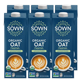 SOWN creamer frontal envase mostrando etiqueta orgánica y sin azúcar