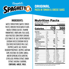 SpaghettiOs close-up de salsa dulce para un sabor reconfortante