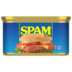 SPAM primer plano textura de la carne enlatada, beneficio: apariencia apetitosa
