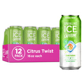 Sparkling Ice lata frontal mostrando diseño y cítricos, refresco práctico