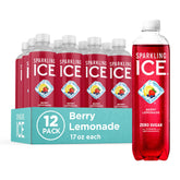 Sparkling Ice frente pack de 12 botellas mostrando variedad y conveniencia