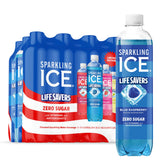 Sparkling Ice frontal pack Red White and Blue mostrando variedad y frescura