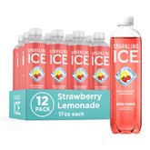 Sparkling Ice frontal pack mostrando 12 botellas y etiqueta atractiva