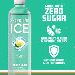 Sparkling Ice botella en mano preparando para beber, conveniencia portátil