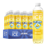 Sparkling Ice LIFESAVERS piña vista frontal mostrando etiqueta vibrante
