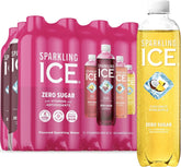 Sparkling Ice paquete frontal mostrando variedad y conveniencia