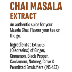 Spice Drop uso en taza de té chai listo añade aroma intenso al instante