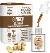 Spice Drop frasco frontal mostrando etiqueta clara y vidrio hermético, práctico para cocinas