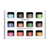 Spiceology paquete frontal mostrando los 12 frascos para regalo