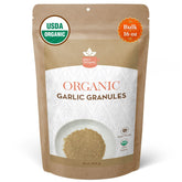SPICY ORGANIC frente del empaque mostrando bolsa resellable y etiqueta clara