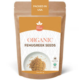SPICY ORGANIC paquete frontal mostrando 2 lb y certificaciones orgánicas