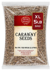 Spicy World bolsa frontal de alcaravea mostrando cantidad y sello