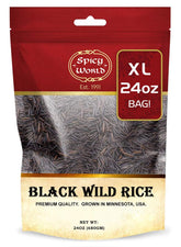 Spicy World bolsa frontal 24 oz de arroz salvaje, calidad premium