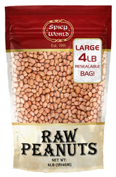 Spicy World bolsa frontal mostrando 4 lb y beneficio de gran cantidad