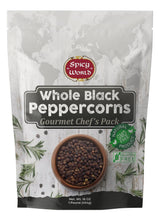Spicy World frente del empaque mostrando 16 oz y beneficio de frescura