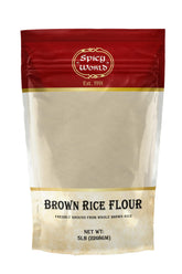 Spicy World bolsa frente mostrando 5 lb y cierre resellable, conserva frescura