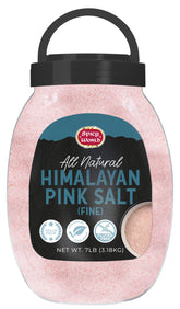 Spicy World envase frontal de sal rosa Himalaya 7 lb, almacenamiento duradero