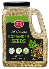 Spicy World frasco frente muestra 3 lb, conservación prolongada