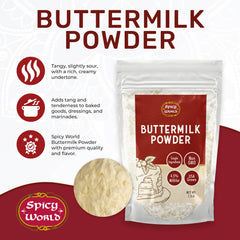 Spicy World vaso con buttermilk reconstituido, listo para usar en recetas