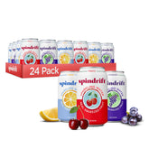 Spindrift pack Americana frontal mostrando las 24 latas y variedad