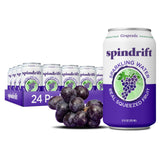 Spindrift lata frente mostrando diseño y sabor real